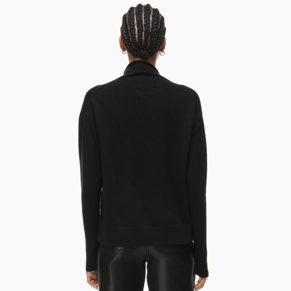 Aritzia Wilfred Cyprie Sweater with Merino Wool in Black Small - Picture 6 of 11